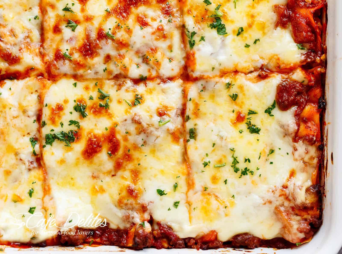 Delicious lasagne recipe