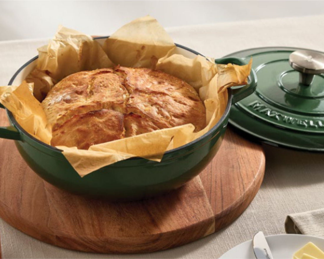 No Knead Bread - Maxwell & Williams Cast Iron Recipe Book