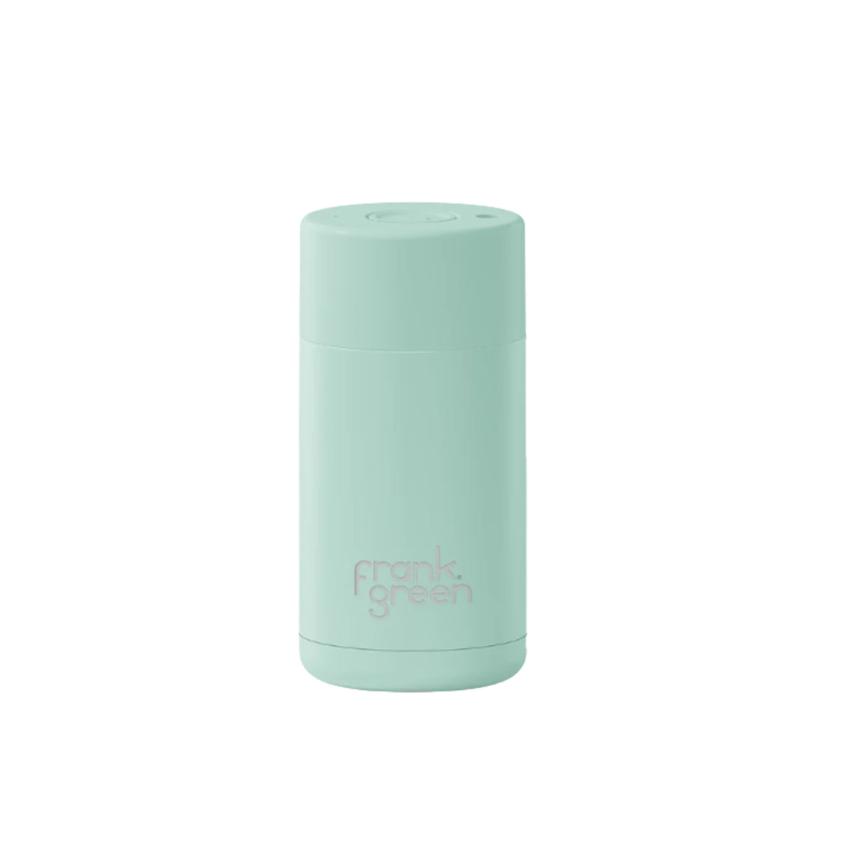 12oz Reusable Cup - Push Button Lid - Peppermint