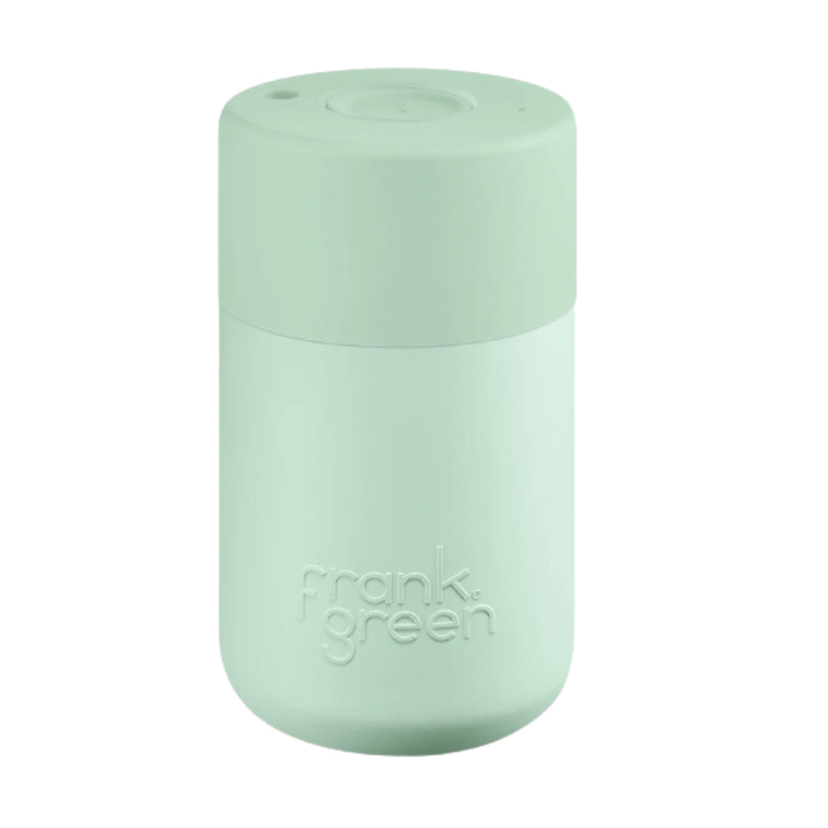 12oz Reusable Cup - Push Button Lid - Mint Gelato