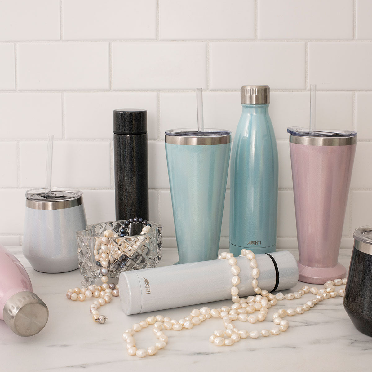 Avanti Celebrations Tumbler 350ml - Pearlised White