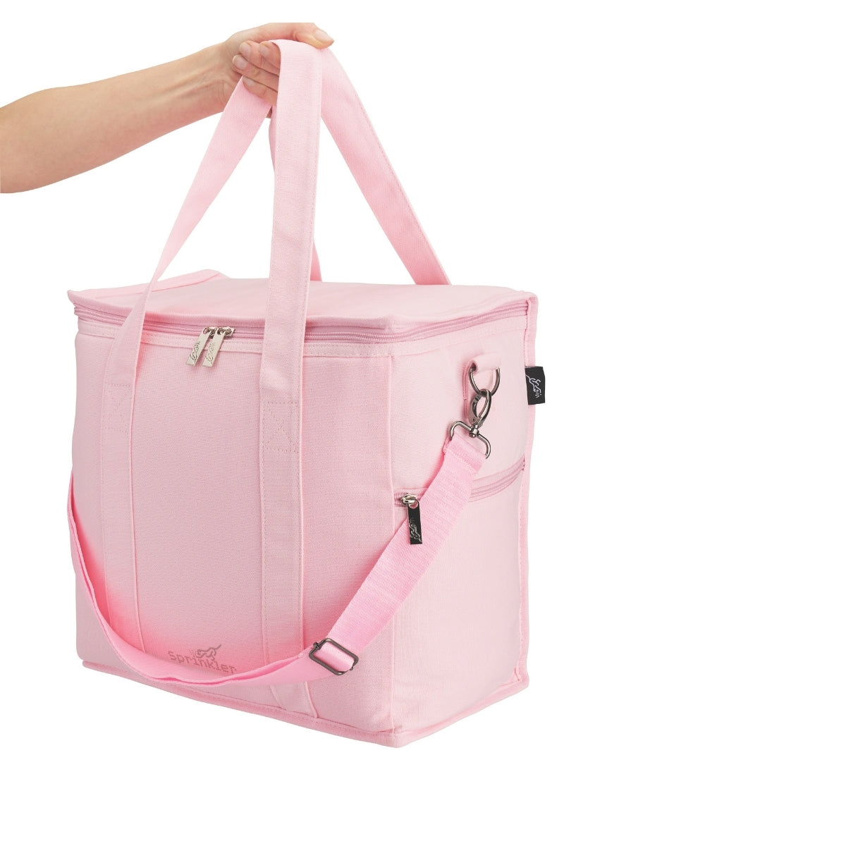 Millie Insulated Canvas Lunch Bag, Medium - Blush