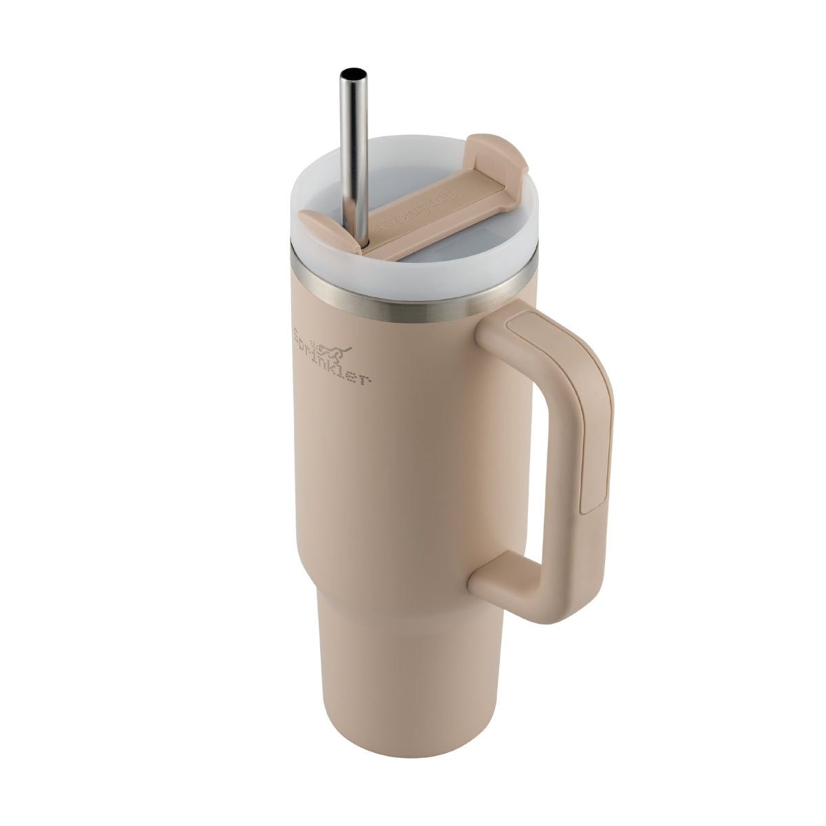 Sprinkler Sunny Insulated Tumbler with Straw Lid 1L - Grey Morn