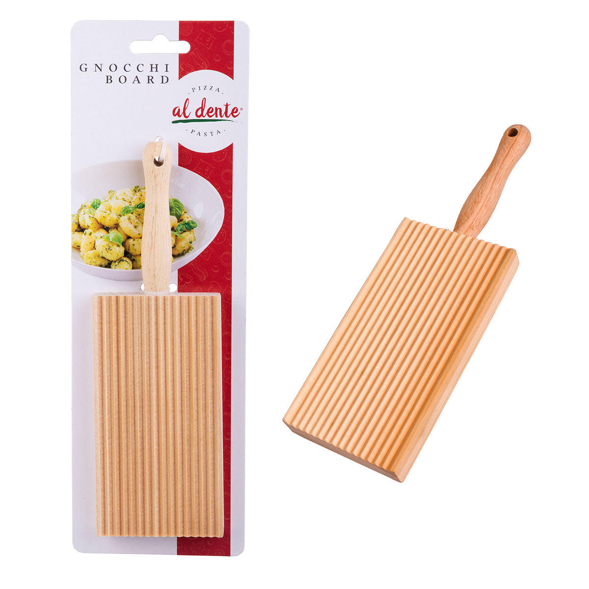 Al Dente Gnocchi Board and Packaging Shot