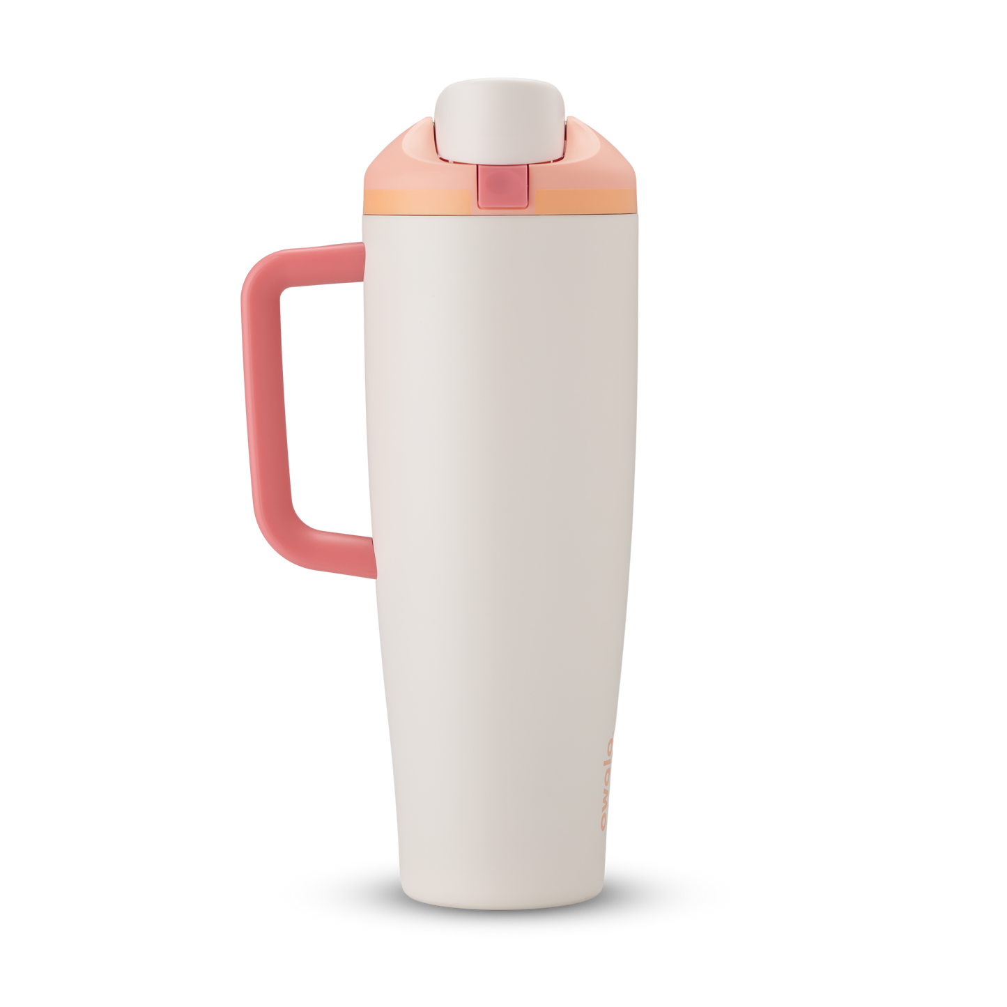 FreeSip Tumbler Stainless Steel Insulated 40oz Sparkling Sherbert (Orange Tan)