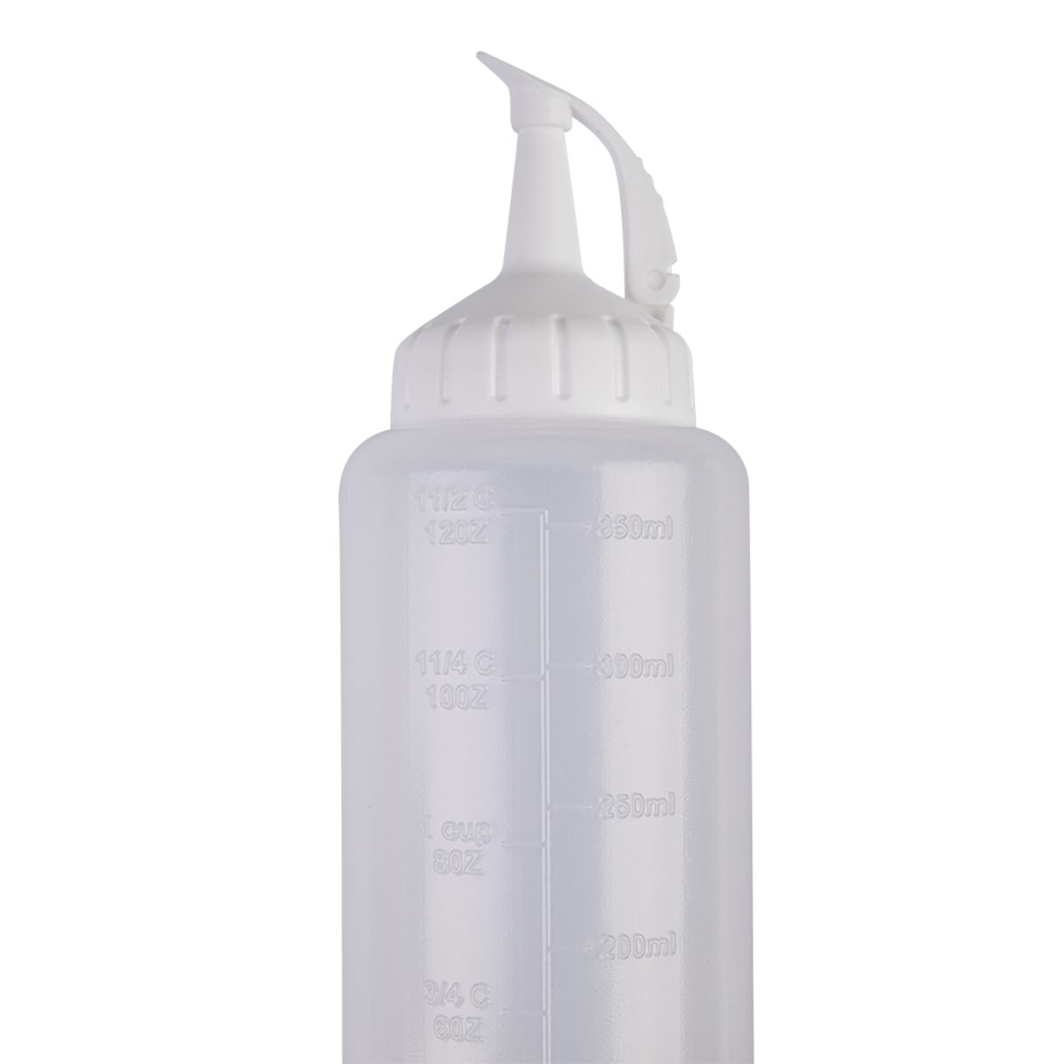 Appetito Plastic Squeeze Bottle with White Top