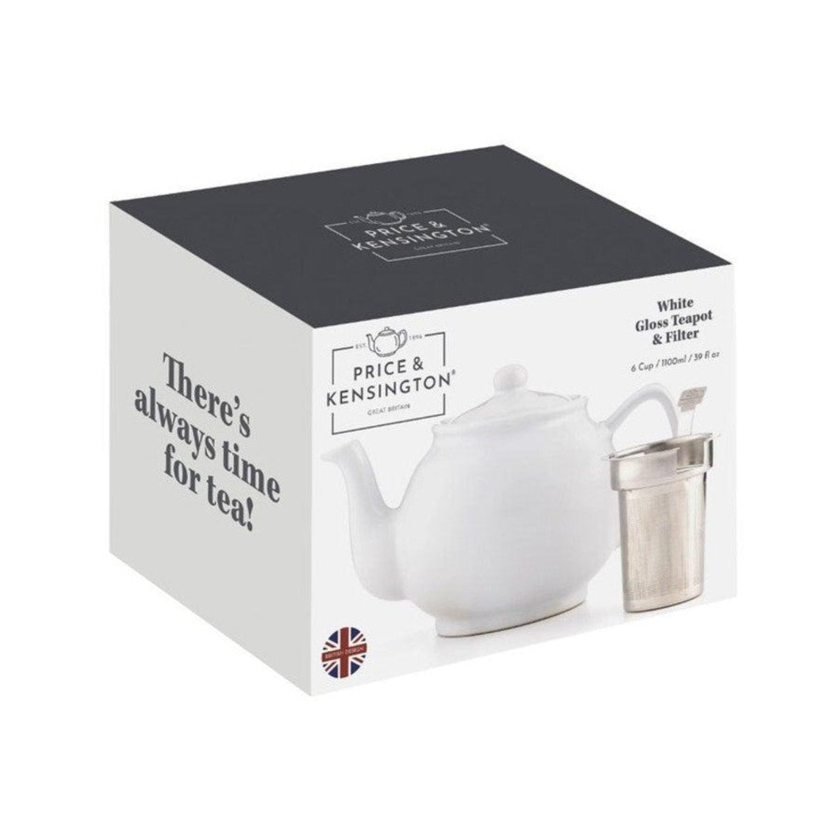 Price and Kensington Teapot 6 Cup White