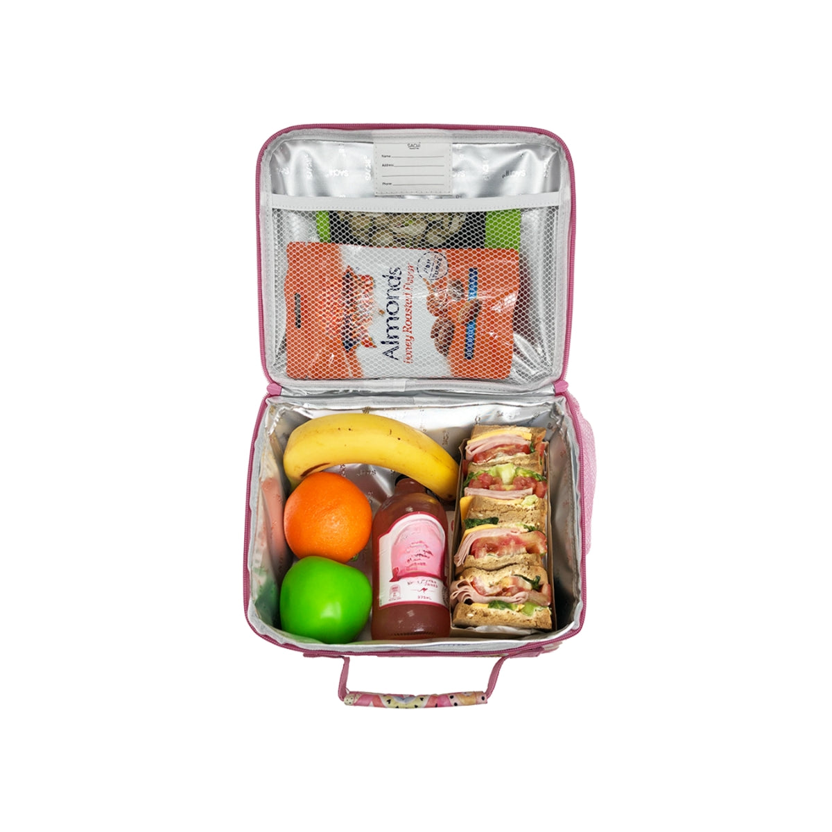 Sachi Insulated Crew Lunch Bag With Bottle Holder - Boho Rainbows