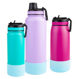 Oasis Silicone Bumper - Island Blue on various bottles