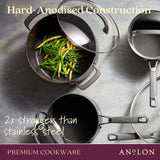 Anolon Endurance+ Features Hard-Anodised Construction
