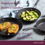 Anolon Endurance+ featuring Stainless Steel Riveted Handles 