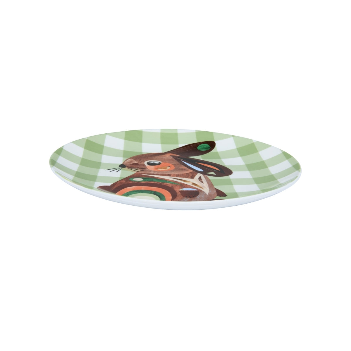 Pete Cromer Barn Friends Plate 20cm Bunny Green