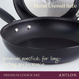 Anolon Synchrony Featuring Metal utensil safe