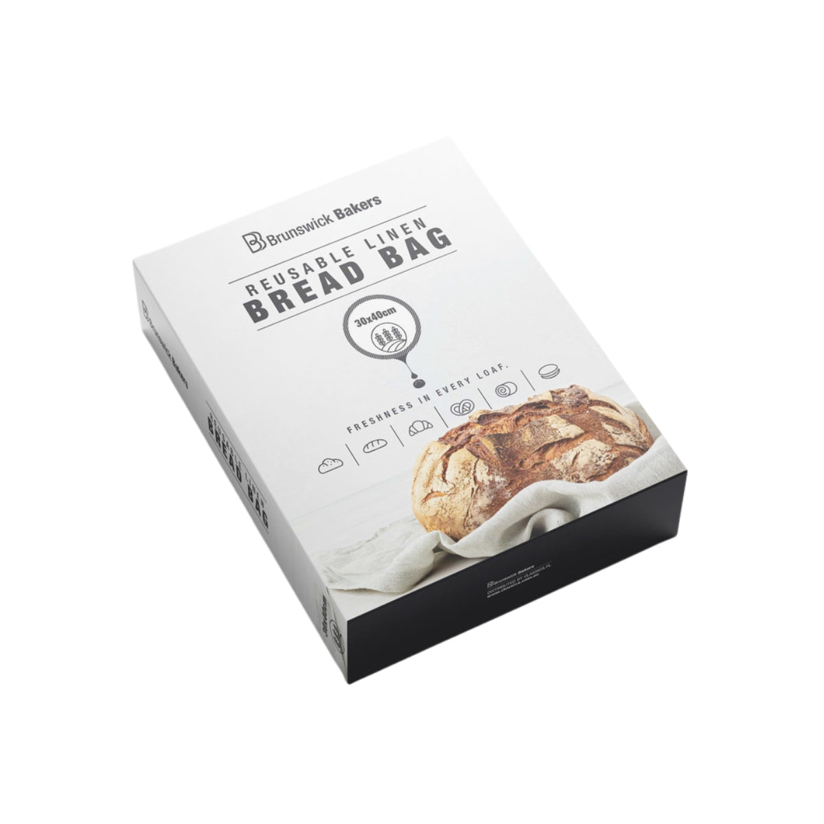 Brunswick Bakers Cotton Bread Bag with Drawstring