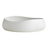 Bisque Oval Bowl 30cm White