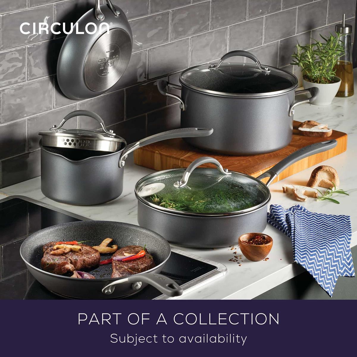 Scratchdefense A1 34cm Open Stirfry With Helper Handle