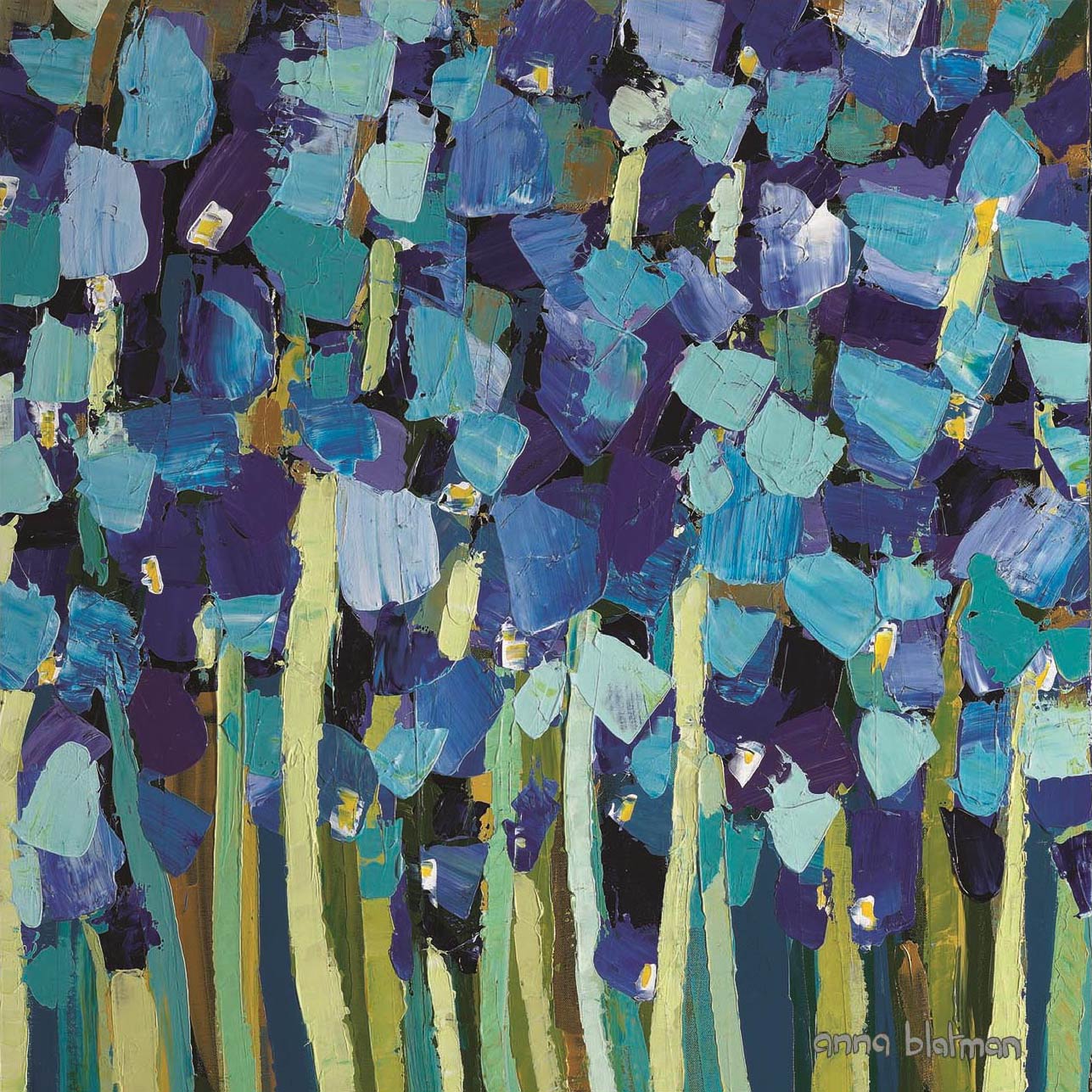 Anna Blatman Iris Coaster set tied in Jute 11x11cm