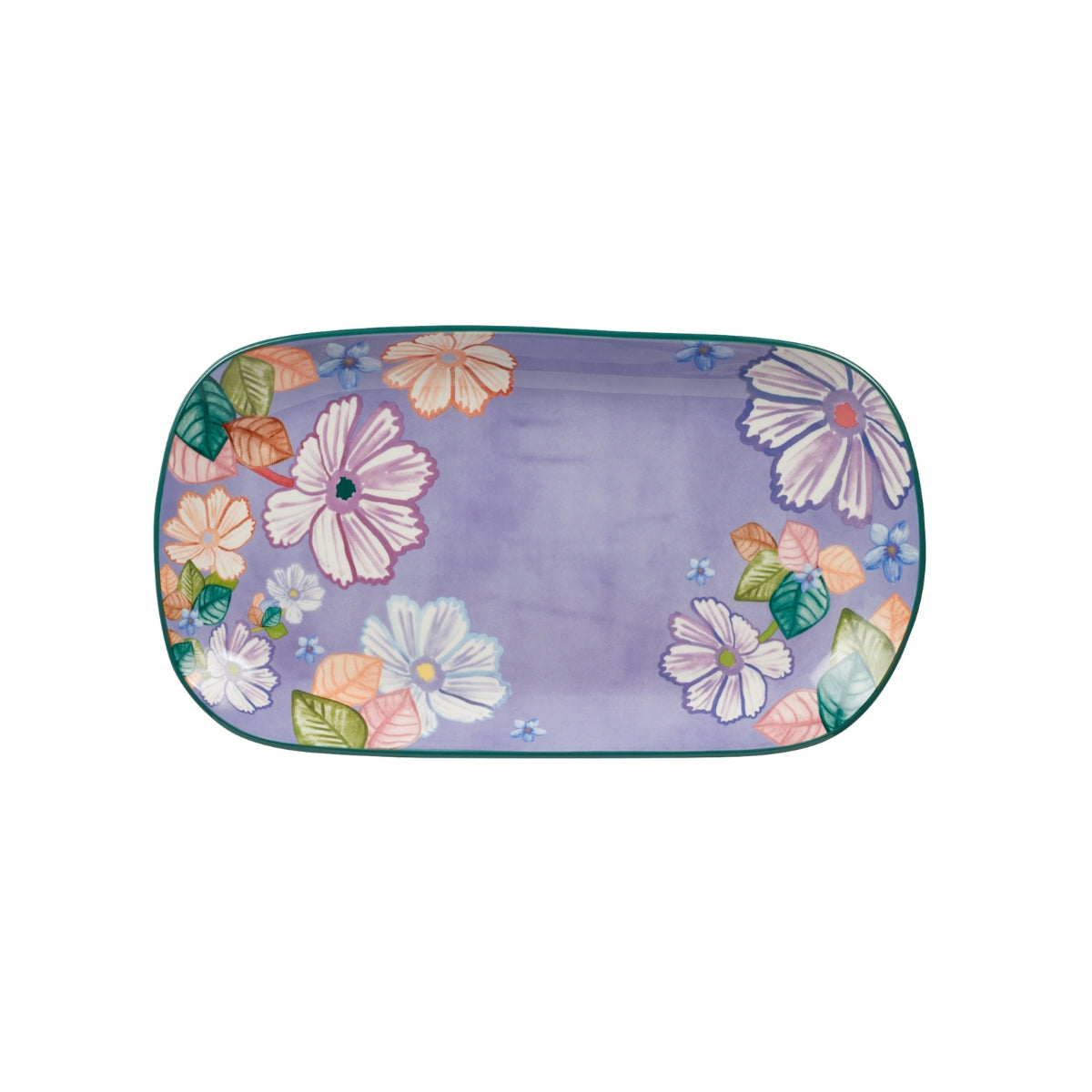 Poppy Love Oblong Platter 40x22.5cm Gift Boxed