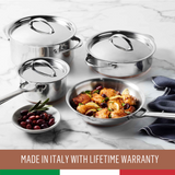 Essteele Per Vita manufactured in Italy with a Lifetime Warranty