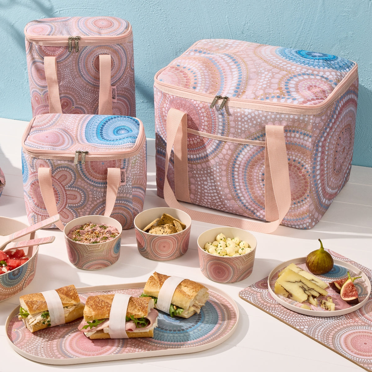 Lou Martin Uplift Cork Back Placemat 34x26.5cm Set of 4 Gift Boxed