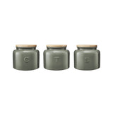 Maxwell & Williams Indulgence Canisters 600ml Set of 3 Sage