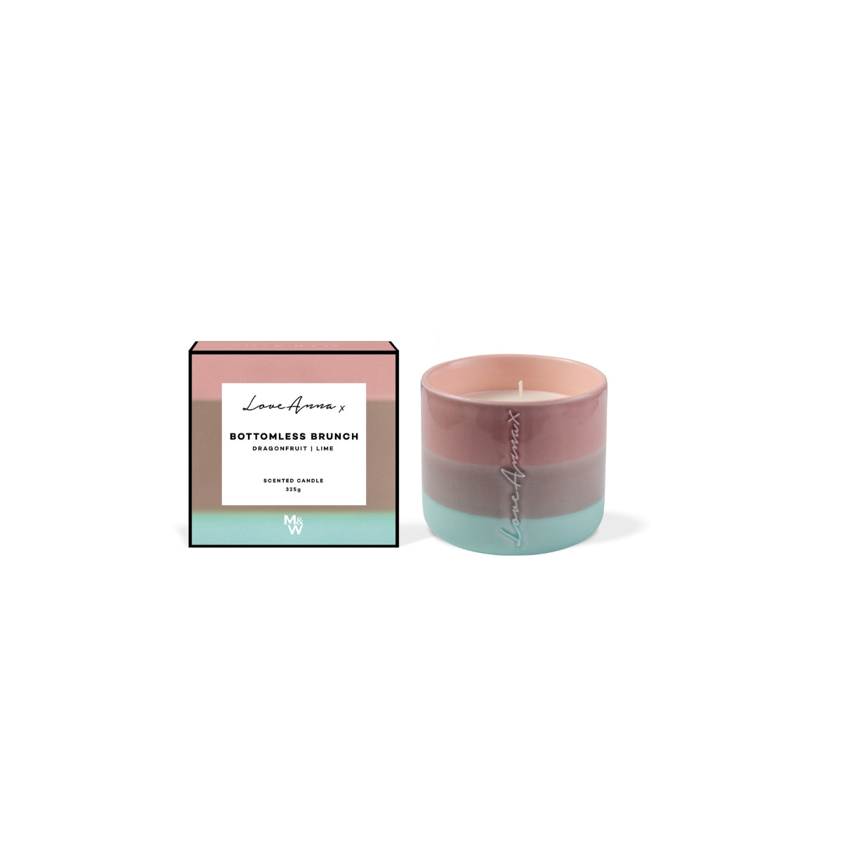 Chapters Bottomless Brunch Fragrance Candle 325g Dragonfruit & Lime Gift Boxed