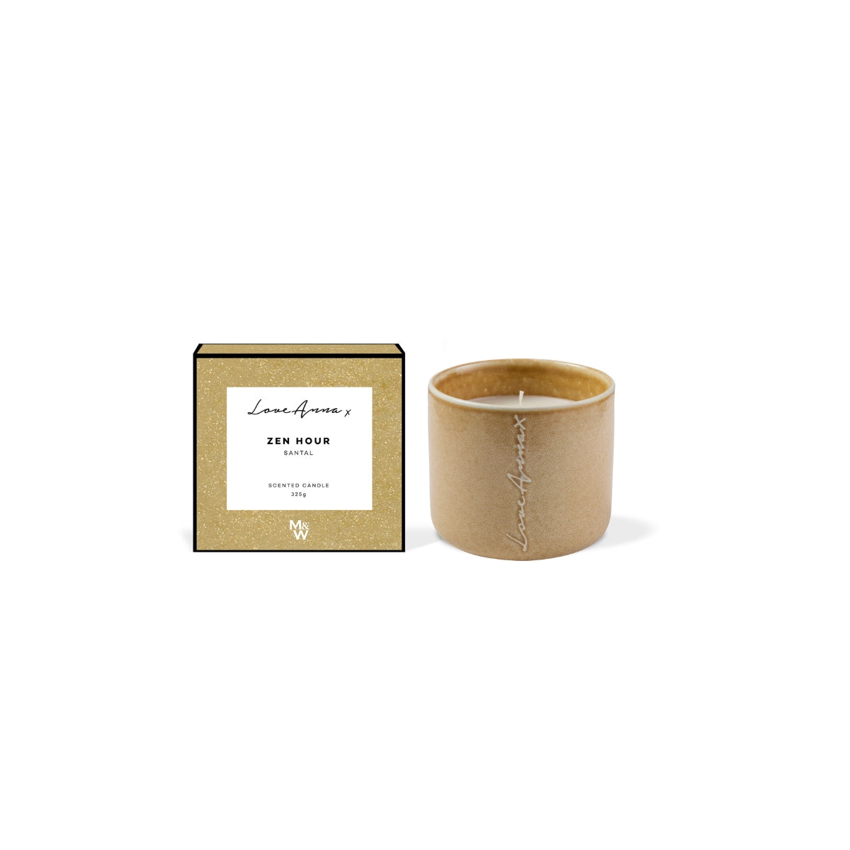 Chapters Zen Hour Fragrance Candle 325g Santal Gift Boxed