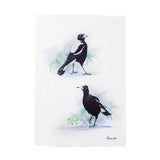 Katherine Castle Bird Life Tea Towel 50x70cm Magpie