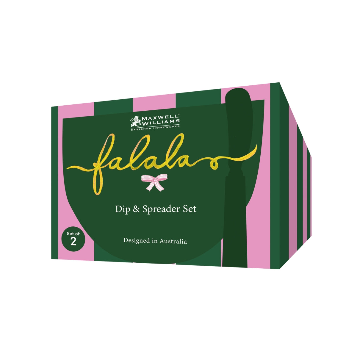 Maxwell & Williams Fa la la Dip & Spreader Set Gift Boxed