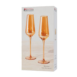 Maxwell & Williams Glamour Flute 230ml Set of 2 Gold