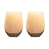 Maxwell & Williams Glamour Stemless Glass 560ml Set of 2 Gold