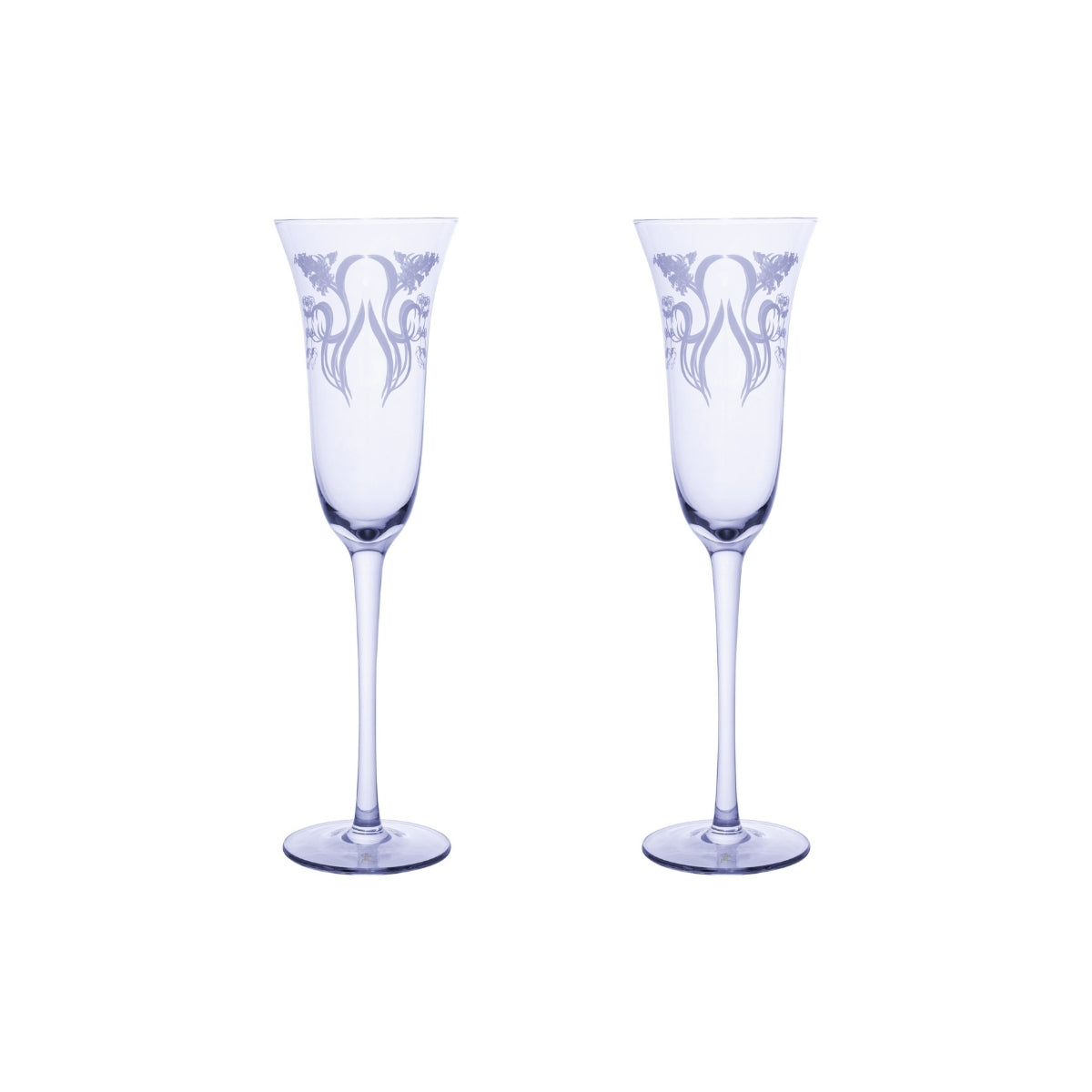 Estelle Michaelides Mystique Prosecco Glass 190ML Set of 2 Violet Gift Boxed