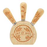 Le Fromage 4 Piece Wooden Cheese Set