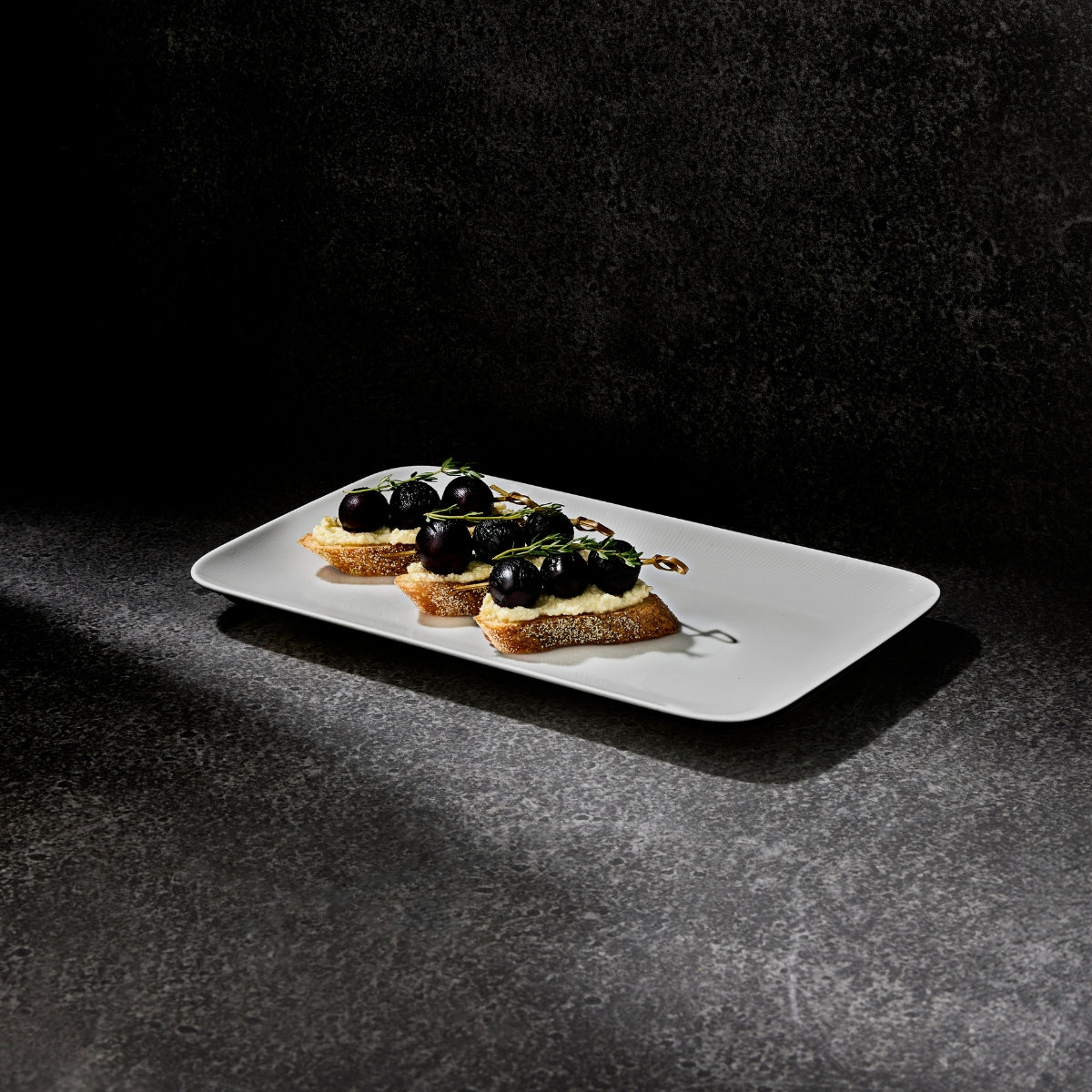 Cashmere Rectangular Platter 31x19cm Gift Boxed