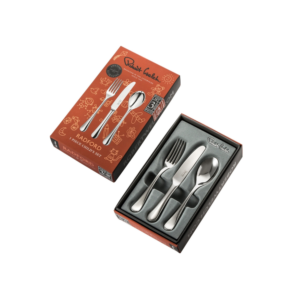 Robert Welch Radford 3pc Childs Set Gift Boxed