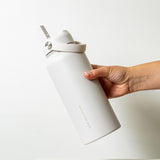 The Sage & Cooper Insulated 1 Litre Drink Bottle Stone