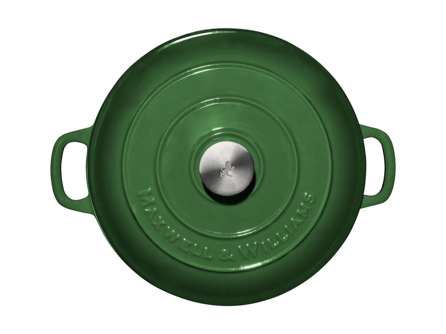 Cast Iron Round Casserole English Racing Green 28cm / 6.2L Gift Boxed