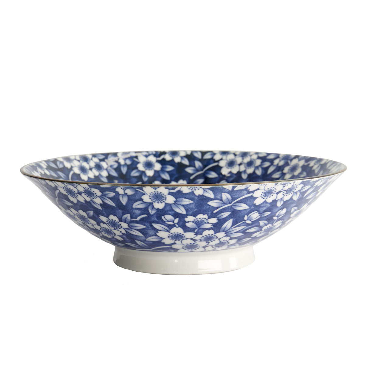 Tokyo Design Tokyo Blue Sakura Ramen Bowl 25x7cm Blue