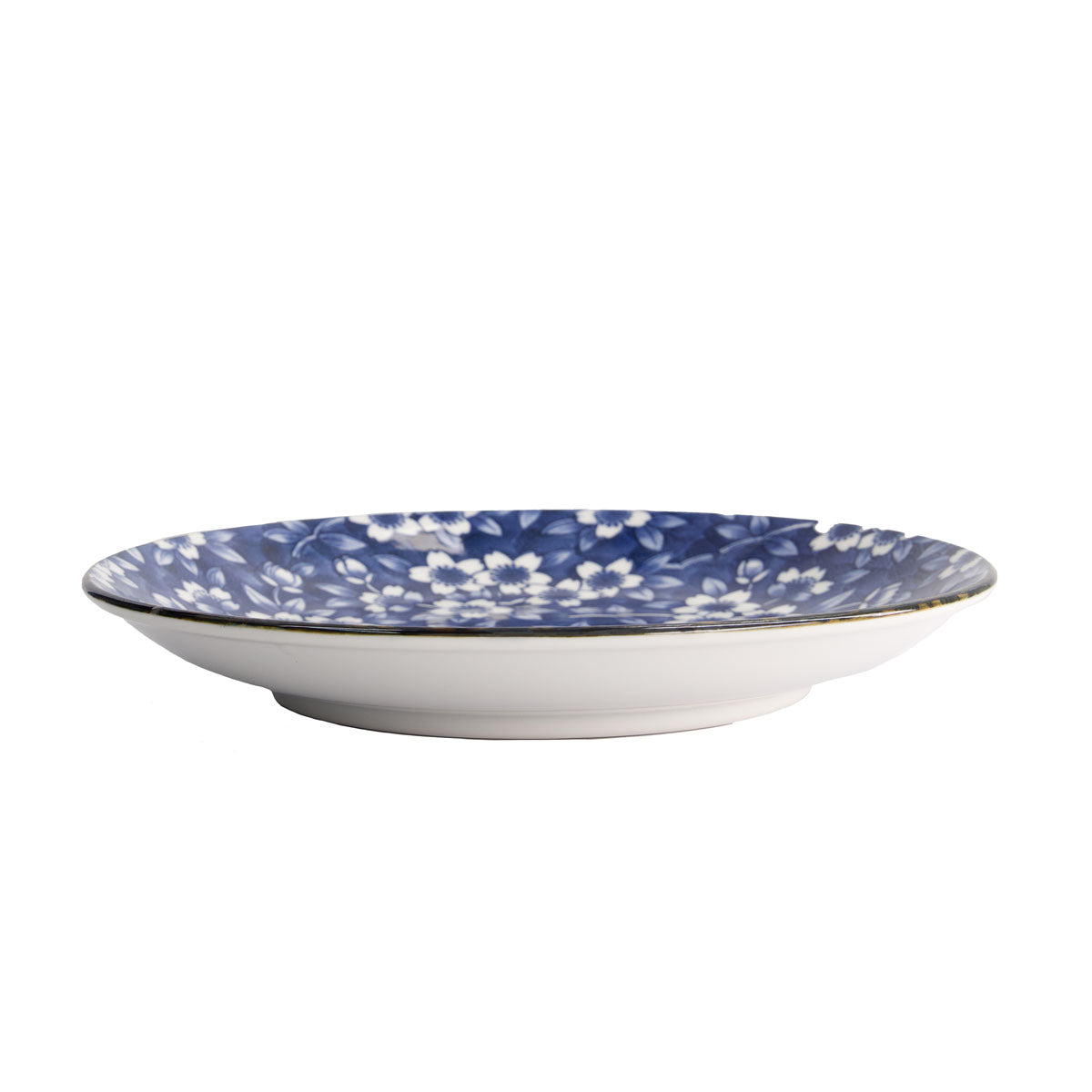 Tokyo Design Tokyo Blue Sakura Round Plate 25cm Blue