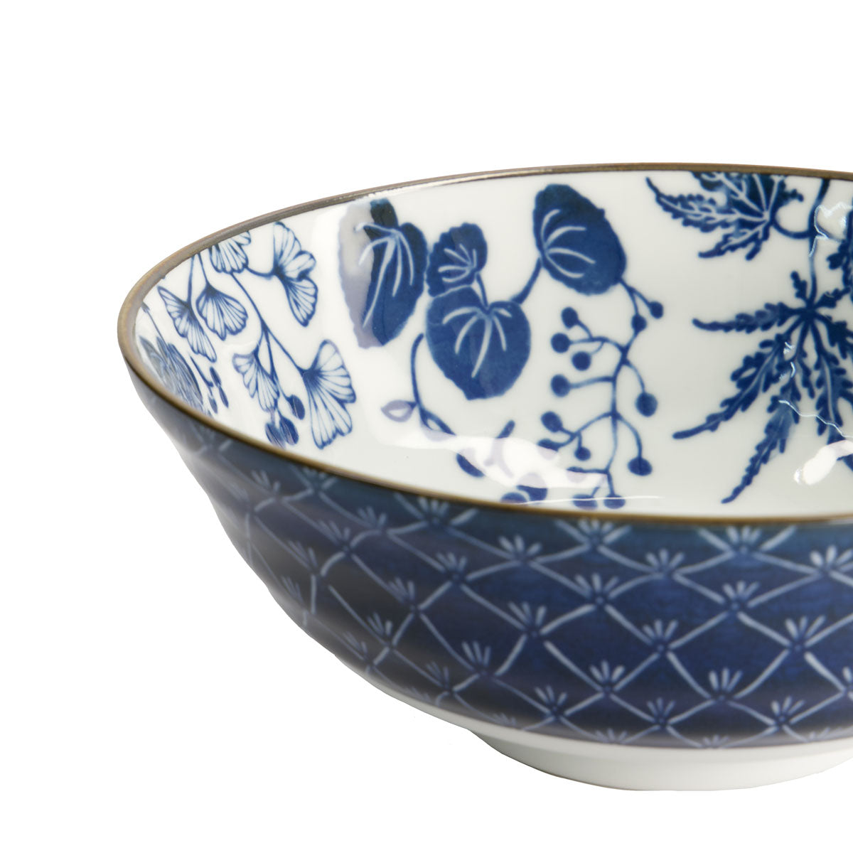 Flora Japonica Ramen Bowl 21x7cm Crane