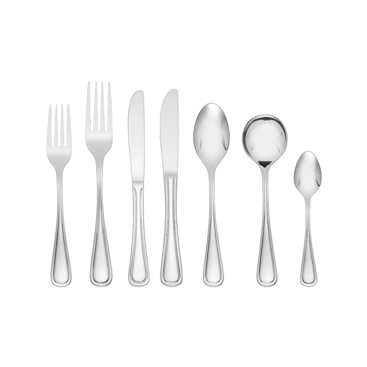New Rim Cutlery Set 56 Piece Stainless Steel Gift Boxed