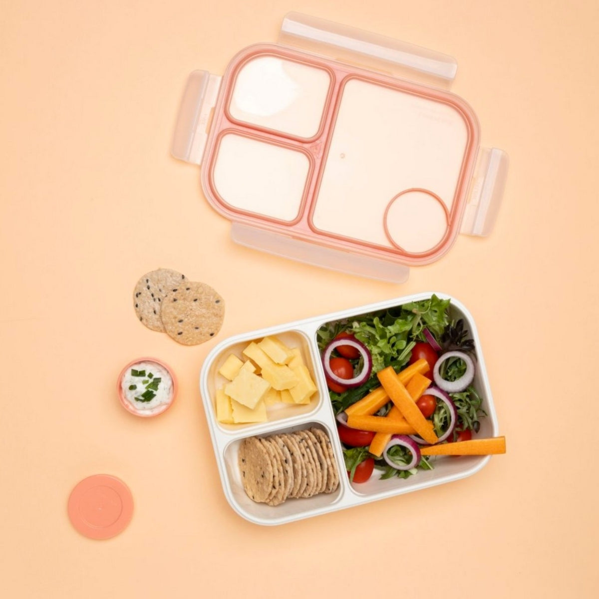To-Go Bento Box 980ml Pink