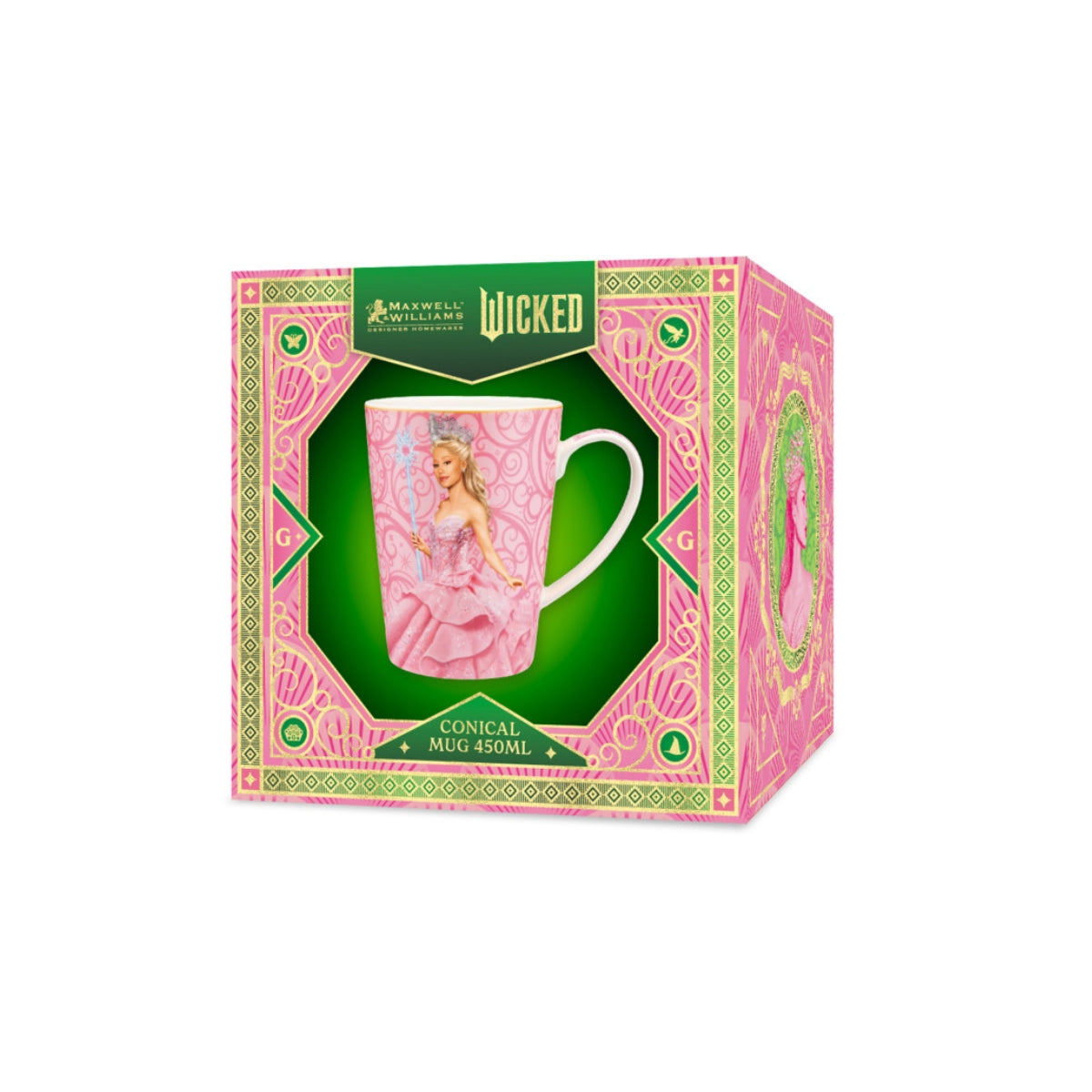 Wicked Magical Conical Mug 450ml Glinda Gift Boxed