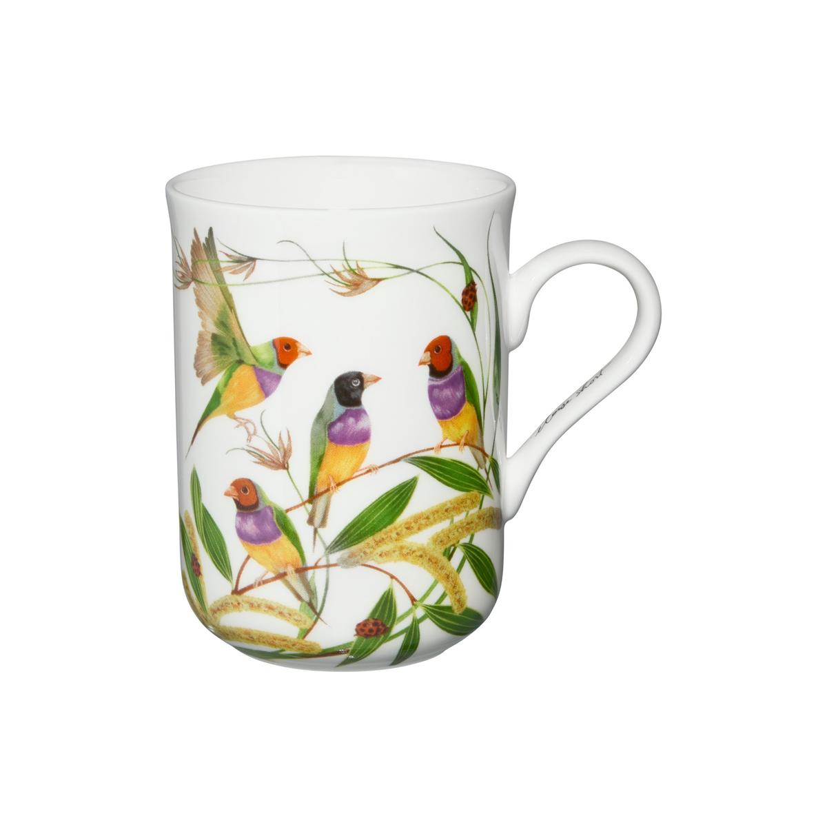 Eloise Short Lyric Mug 330ML Gouldian Finch Gift Boxed