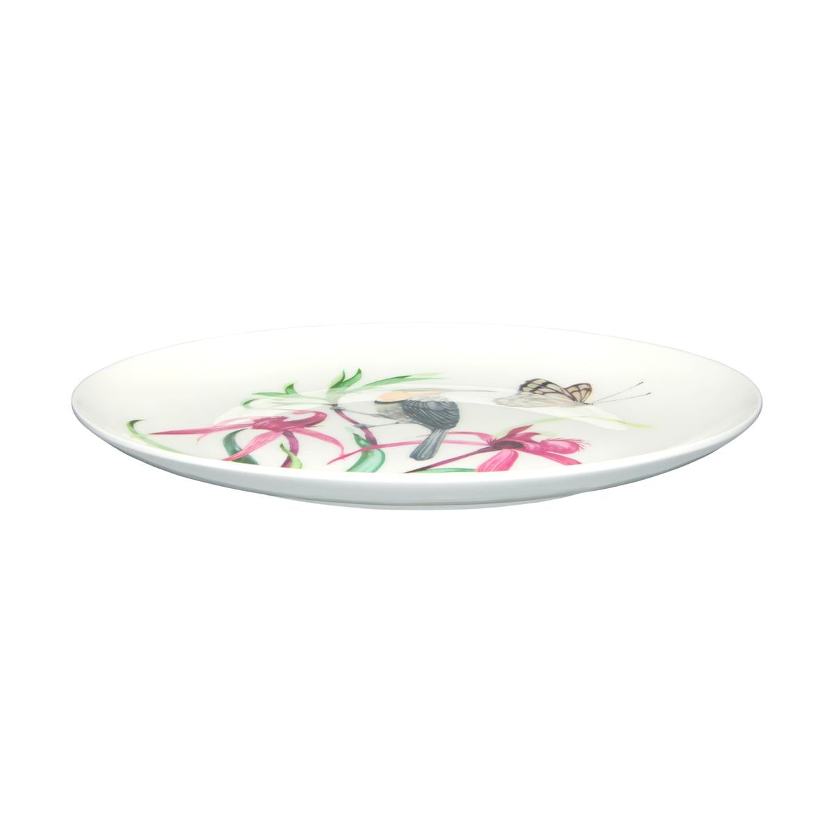 Eloise Short Lyric Coupe Plate 20cm Spinebill Honeyeater Gift Boxed