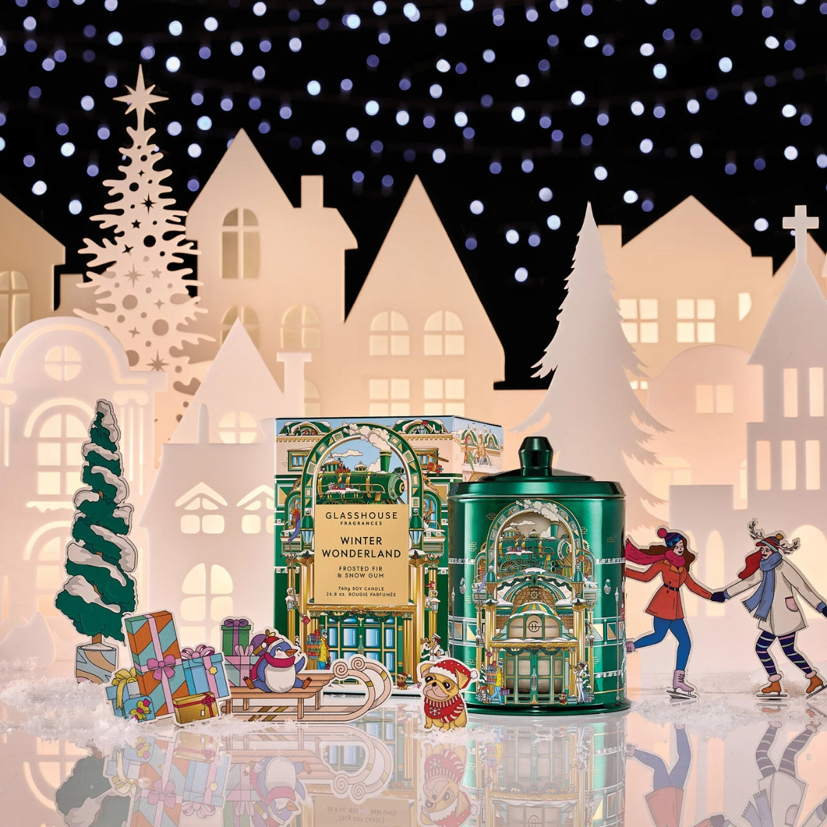 GF 380g Candle - Christmas - Winter Wonderland - X25