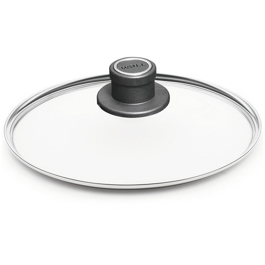 WOLL Diamond Lite Fixed Knob Safety Glass Lid 24cm