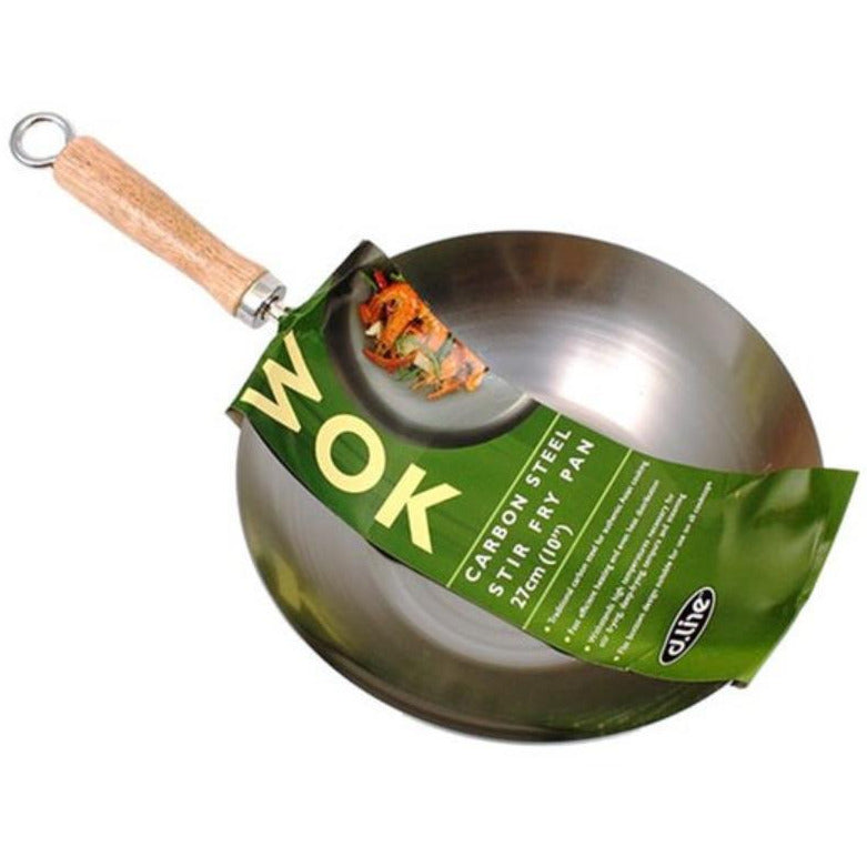Dline Carbon Steel Stir Fry Pan 27cm