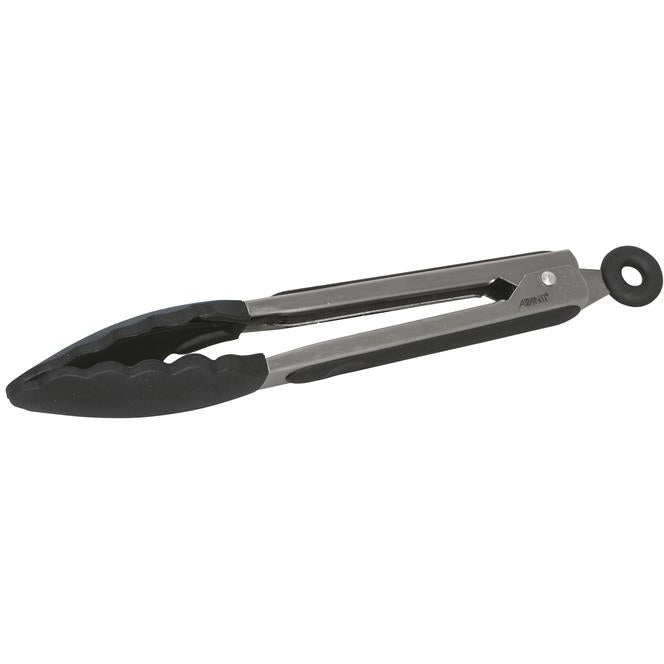Avanti Silicone Stainless Steel Tongs 23CM- Black