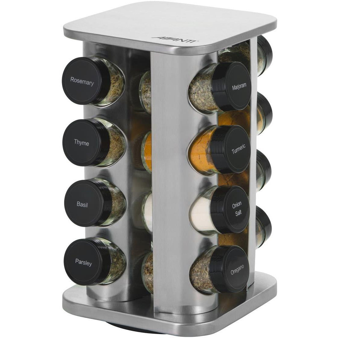 Avanti Rotating Spice Rack Set - 16 Jars
